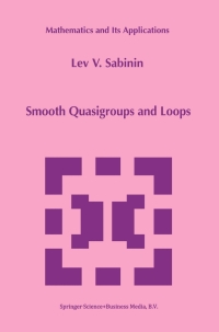 Cover image: Smooth Quasigroups and Loops 9789401059213