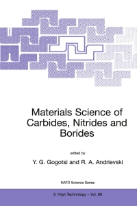 صورة الغلاف: Materials Science of Carbides, Nitrides and Borides 1st edition 9780792357063