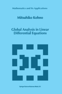 Cover image: Global Analysis in Linear Differential Equations 9789401059466