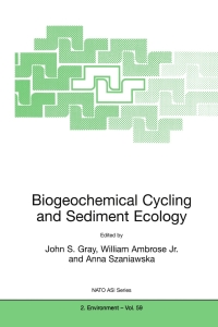 Cover image: Biogeochemical Cycling and Sediment Ecology 1st edition 9780792357704