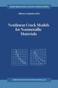 Imagen de portada: Nonlinear Crack Models for Nonmetallic Materials 1st edition 9780792357506