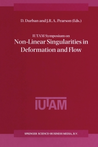 Imagen de portada: IUTAM Symposium on Non-Linear Singularities in Deformation and Flow 1st edition 9780792353492