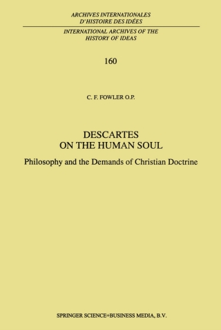 Cover image: Descartes on the Human Soul 9780792354734