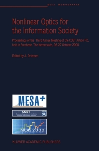 Cover image: Nonlinear Optics for the Information Society 1st edition 9781402001321