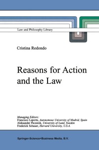 Omslagafbeelding: Reasons for Action and the Law 9789048153015