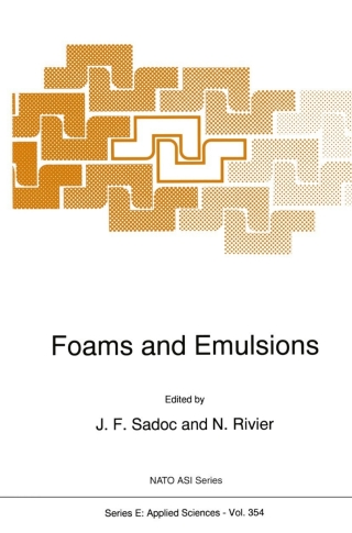 Cover image: Foams and Emulsions 1st edition 9789048151806