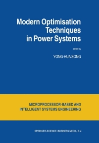 Titelbild: Modern Optimisation Techniques in Power Systems 1st edition 9789048152162