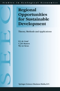 Imagen de portada: Regional Opportunities for Sustainable Development 9789048152131