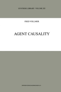 Cover image: Agent Causality 9780792358480