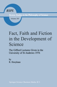 صورة الغلاف: Fact, Faith and Fiction in the Development of Science 9780792357742