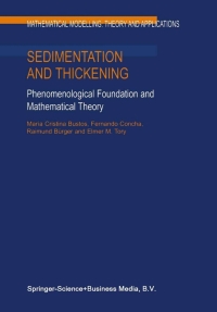 Cover image: Sedimentation and Thickening 9780792359609