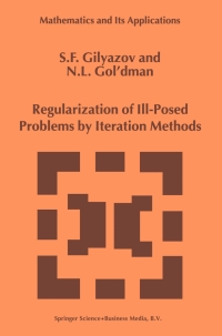 Cover image: Regularization of Ill-Posed Problems by Iteration Methods 9780792361312