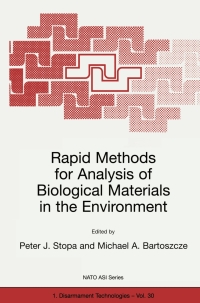 Immagine di copertina: Rapid Methods for Analysis of Biological Materials in the Environment 1st edition 9780792363040