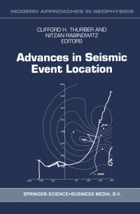 Cover image: Advances in Seismic Event Location 1st edition 9780792363927