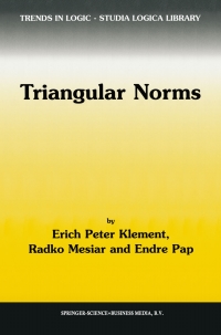 صورة الغلاف: Triangular Norms 9780792364160