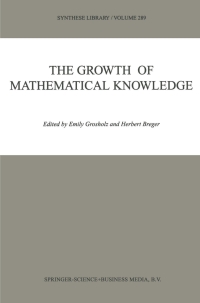 Imagen de portada: The Growth of Mathematical Knowledge 1st edition 9789401595582