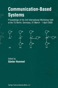 Imagen de portada: Communication-Based Systems 1st edition 9780792361732