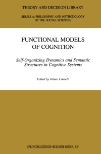 Cover image: Functional Models of Cognition 1st edition 9780792360728