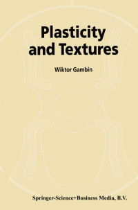 Cover image: Plasticity and Textures 9781402002120