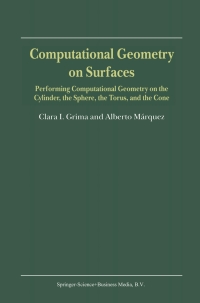 صورة الغلاف: Computational Geometry on Surfaces 9781402002021