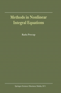 Imagen de portada: Methods in Nonlinear Integral Equations 9789048161140