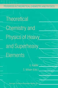 Imagen de portada: Theoretical Chemistry and Physics of Heavy and Superheavy Elements 1st edition 9781402013713