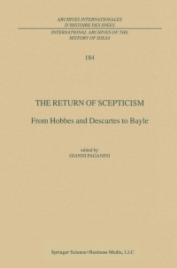 Cover image: The Return of Scepticism 1st edition 9781402013775