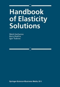 Cover image: Handbook of Elasticity Solutions 9781402014727