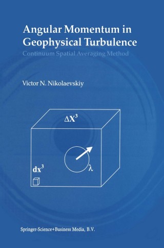 Cover image: Angular Momentum in Geophysical Turbulence 9781402017339