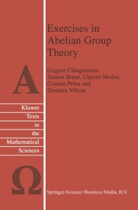 Cover image: Exercises in Abelian Group Theory 9781402011832