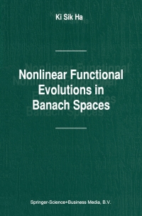 Cover image: Nonlinear Functional Evolutions in Banach Spaces 9781402010910