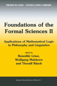Immagine di copertina: Foundations of the Formal Sciences II 1st edition 9781402011542