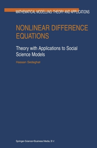 Imagen de portada: Nonlinear Difference Equations 9789048162154