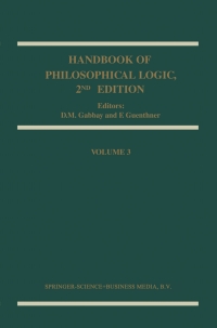 Imagen de portada: Handbook of Philosophical Logic 2nd edition 9789048157655
