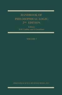 Imagen de portada: Handbook of Philosophical Logic 2nd edition 9781402005992