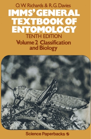 Cover image: Imms’ General Textbook of Entomology 10th edition 9780412152207