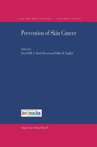 Cover image: Prevention of Skin Cancer 1st edition 9781402014352