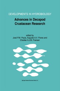 Titelbild: Advances in Decapod Crustacean Research 1st edition 9789401706452