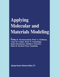 Cover image: Applying Molecular and Materials Modeling 1st edition 9781402009068