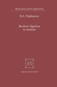 Cover image: Boolean Algebras in Analysis 9781402004803