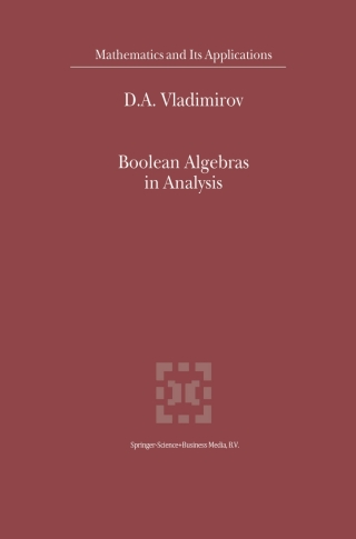 Omslagafbeelding: Boolean Algebras in Analysis 9781402004803