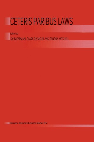Imagen de portada: Ceterus Paribus Laws 1st edition 9789048161737