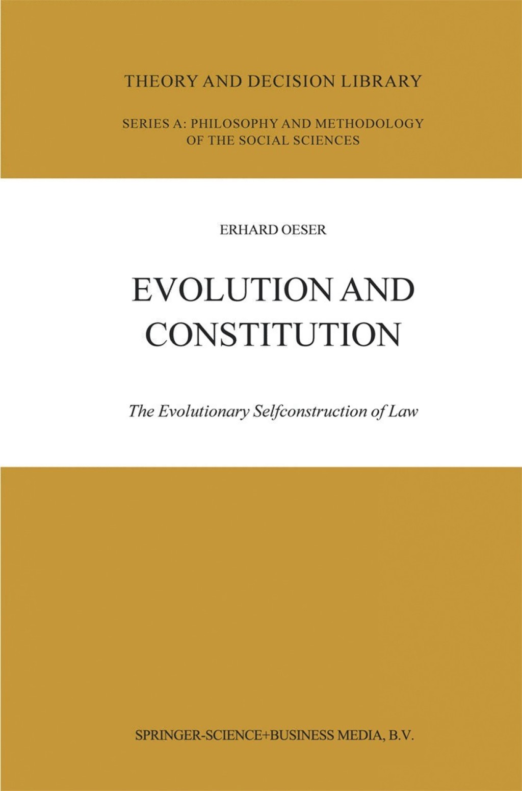 Evolution and Constitution (eBook)