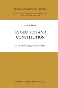 Cover image: Evolution and Constitution 9781402017841
