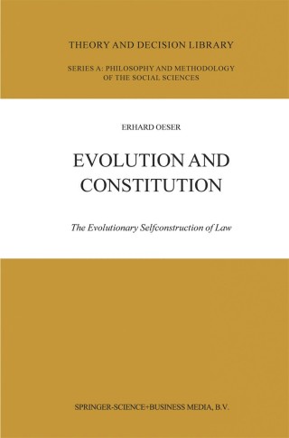 Imagen de portada: Evolution and Constitution 9781402017841