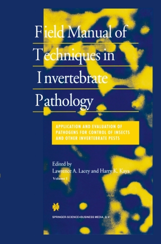 Cover image: Field Manual of Techniques in Invertebrate Pathology 1st edition 9780792362692