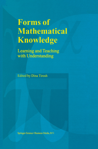 表紙画像: Forms of Mathematical Knowledge 1st edition 9780792359951