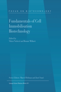 Cover image: Fundamentals of Cell Immobilisation Biotechnology 1st edition 9781402018879