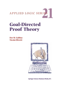 表紙画像: Goal-Directed Proof Theory 9780792364733