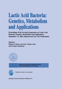Immagine di copertina: Lactic Acid Bacteria: Genetics, Metabolism and Applications 1st edition 9781402009228